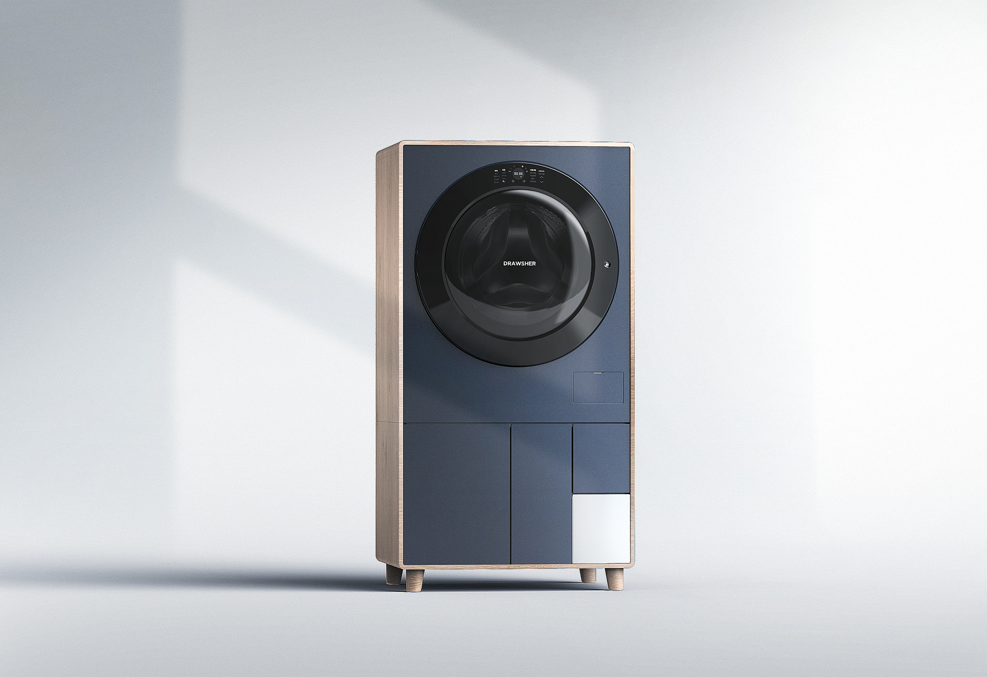 Washing machine，blue，DRAWSHER，kikang kim，