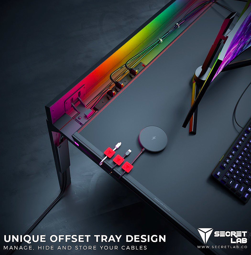 arrangement，The computer table，Cable，MAGNETS，SECRETLAB，