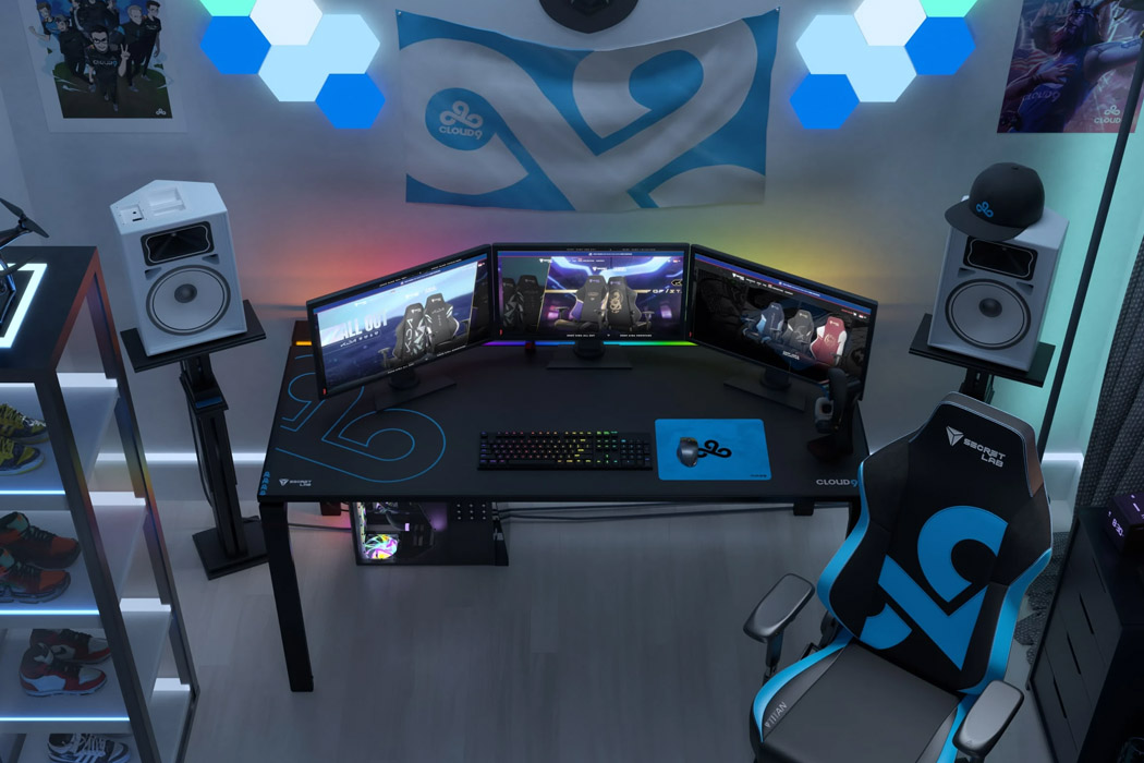 arrangement，The computer table，Cable，MAGNETS，SECRETLAB，