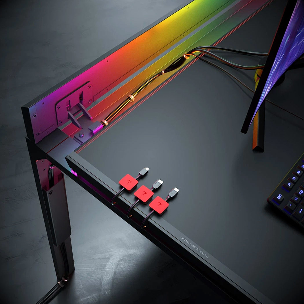 arrangement，The computer table，Cable，MAGNETS，SECRETLAB，