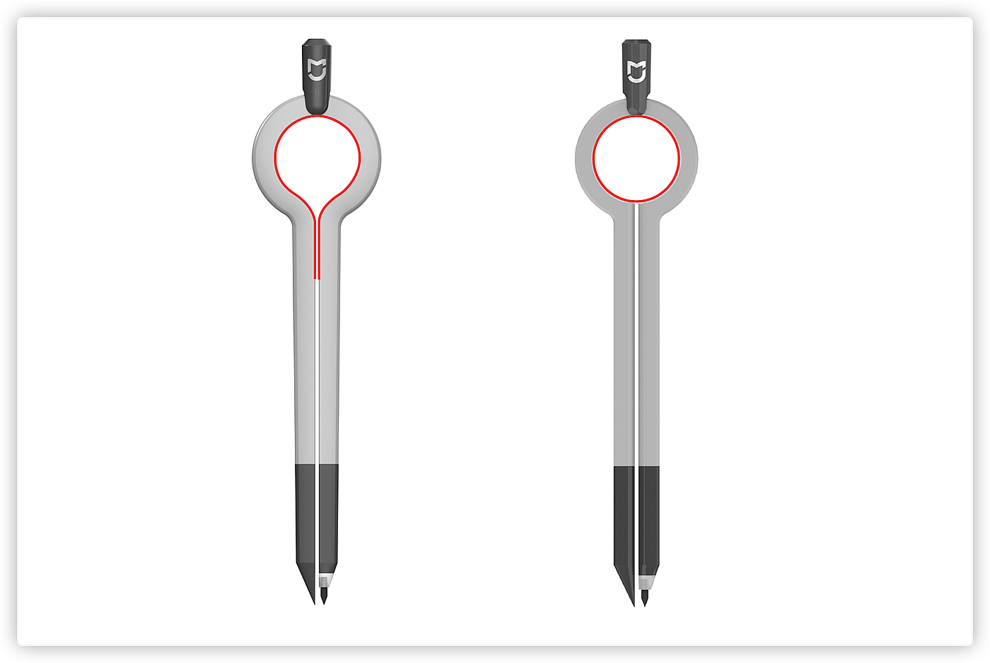 compasses，Office Supplies，Minimalist，element，Stationery，desktop，Desktop supplies，