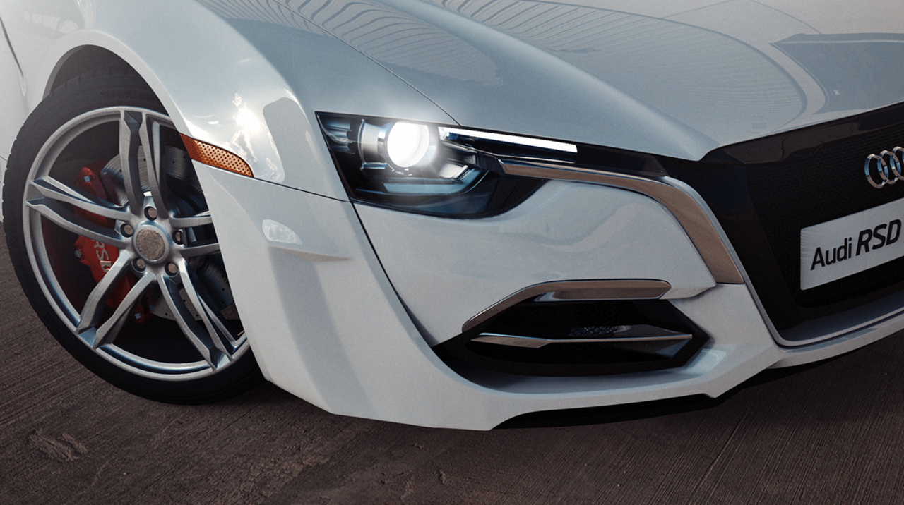 奥迪rsd概念车登场 极致拉风外形演绎至尊高调 普象网