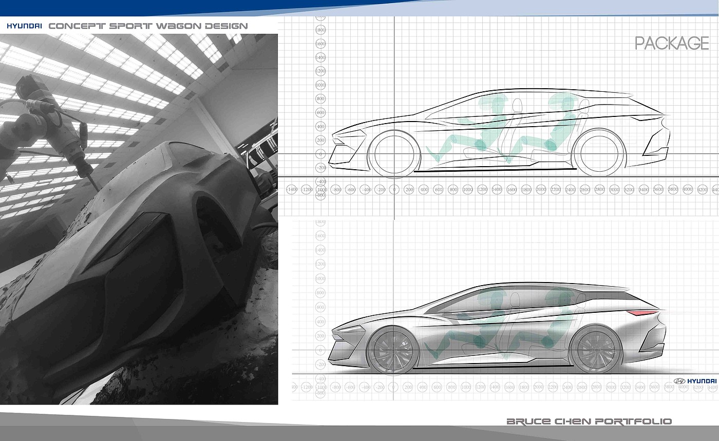 概念车设计，交通工具，BruceChen，陈盛，现代汽车，