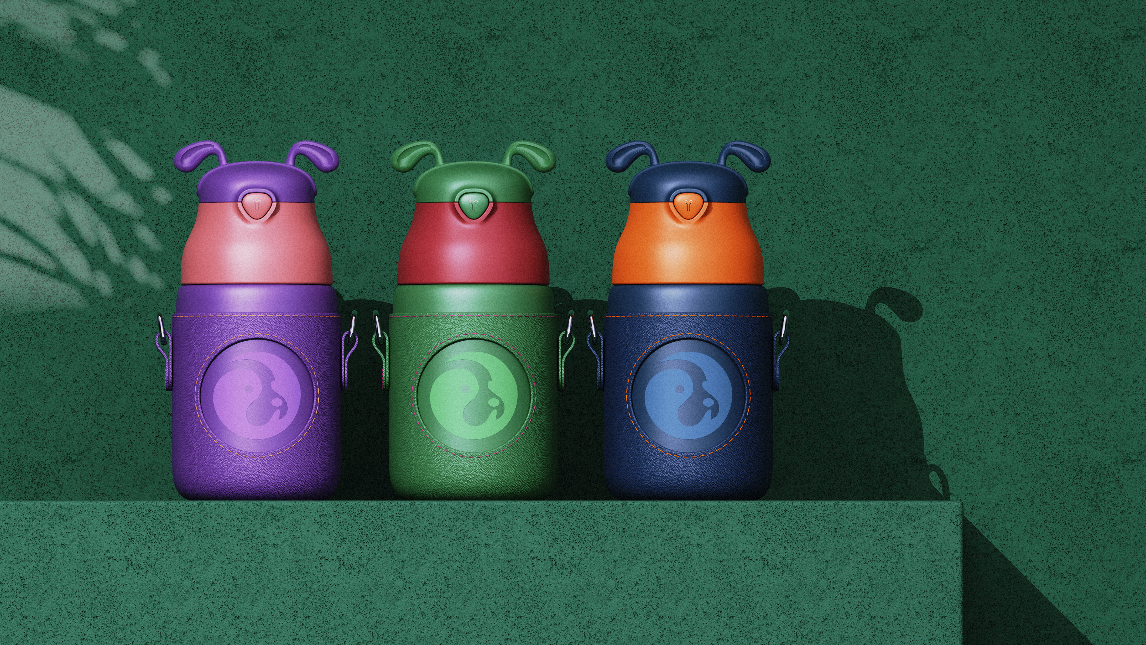 Children's water cup，Dog image cup，