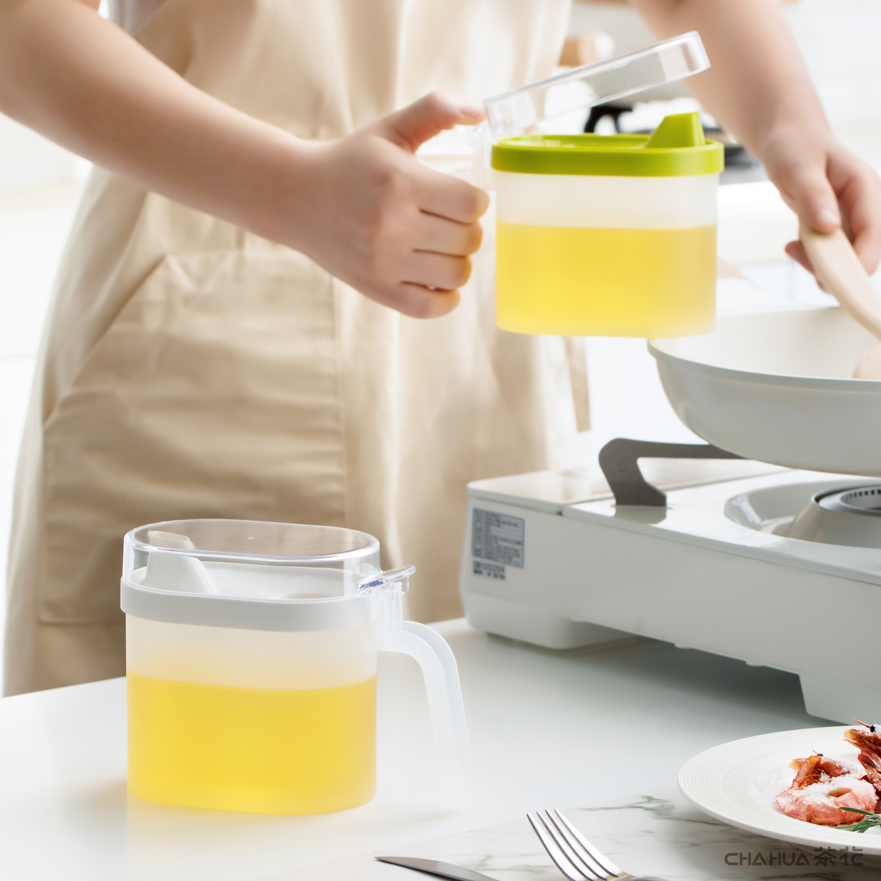 Camellia，Home Furnishing，Oil pot，Simplicity，cooking，kitchen，modern，life，