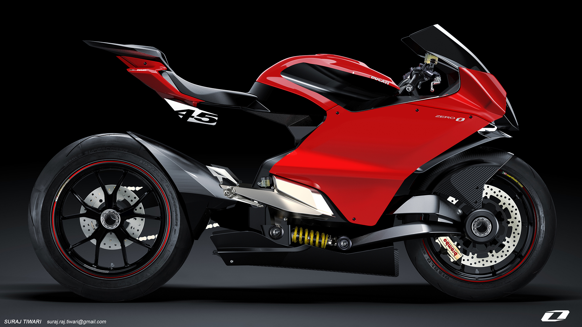 motorcycle，Electric，aerodynamics，cooling，ducats，