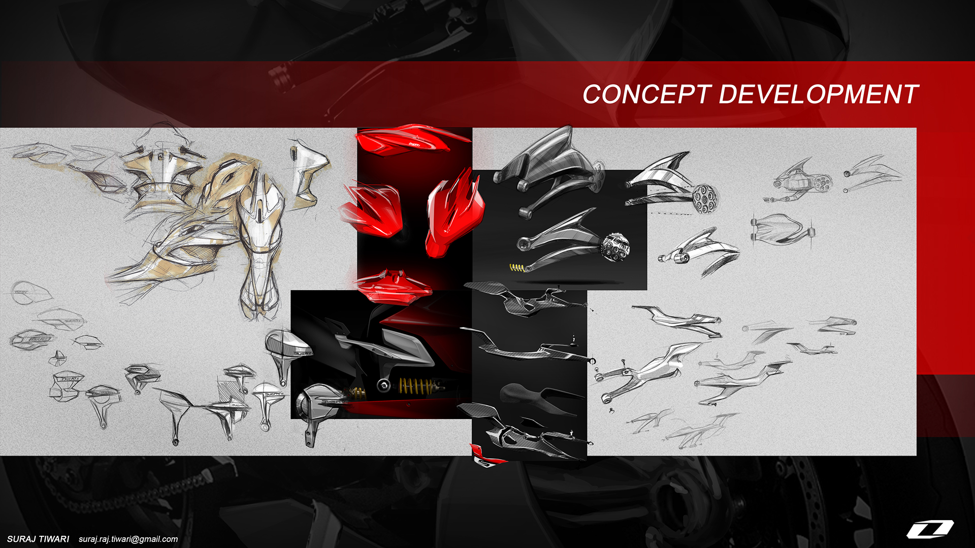 motorcycle，Electric，aerodynamics，cooling，ducats，