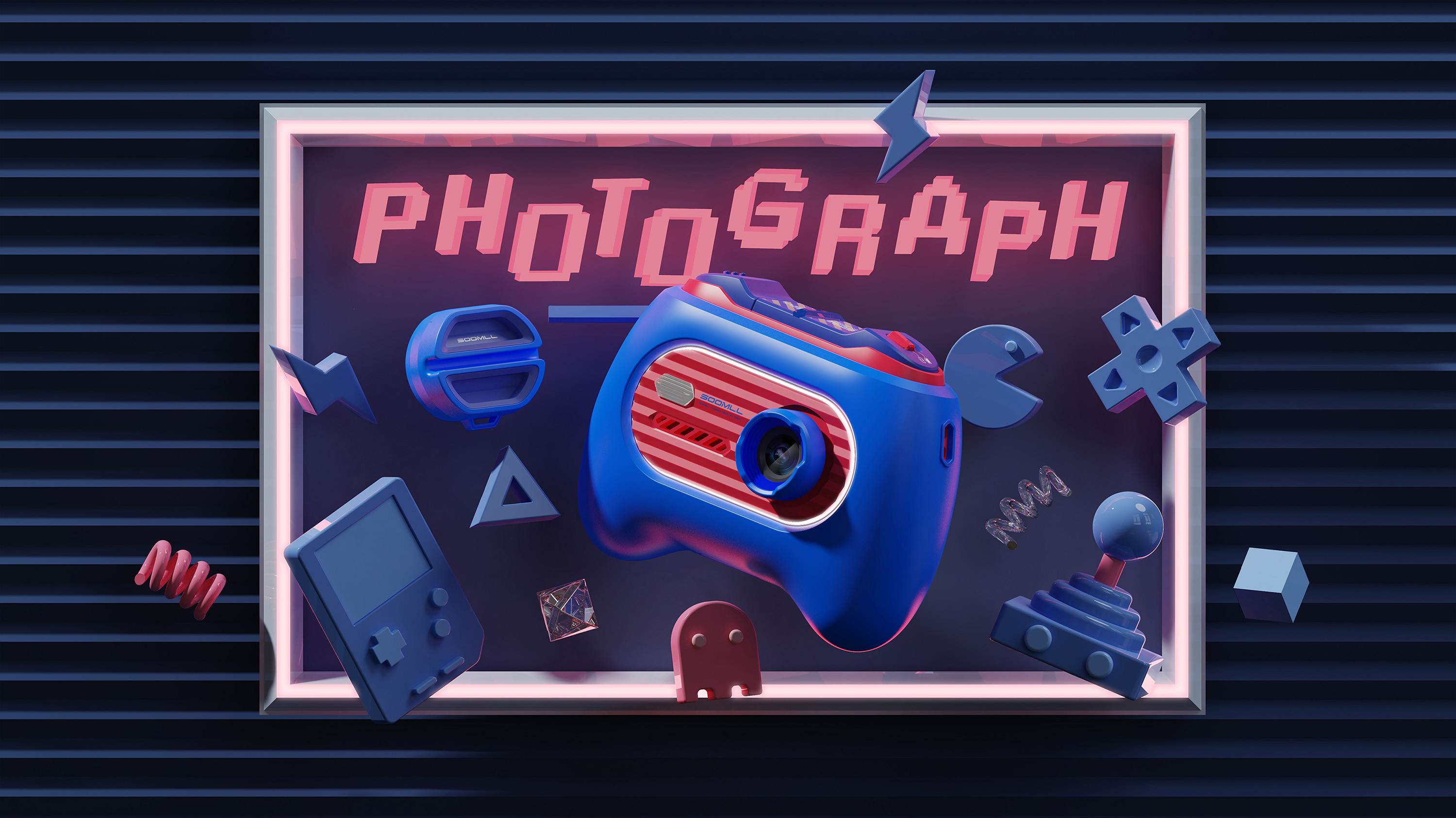 Children's digital camera，Children's camera，Children's Toys，industrial design，product design，Baby products，