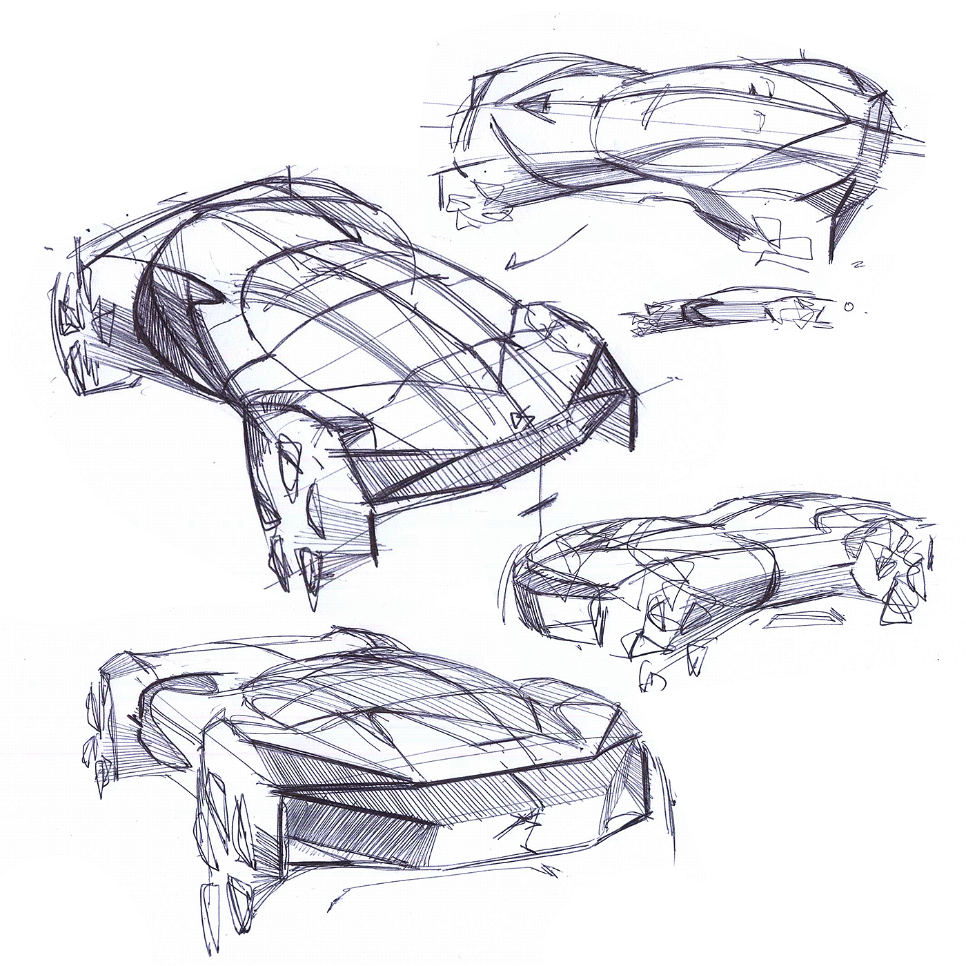 素描，草稿，random，汽车，