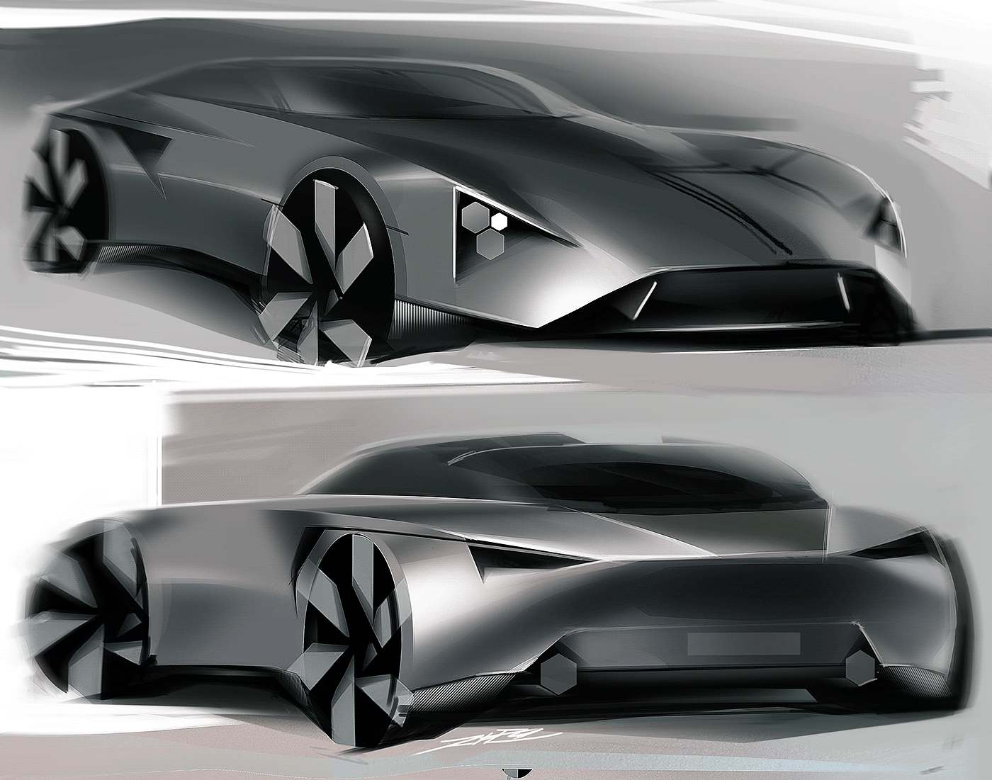 Sketch，draft，random，automobile，