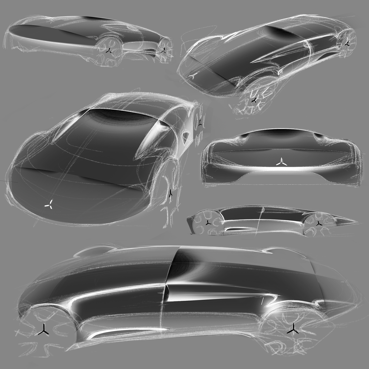 Sketch，draft，random，automobile，