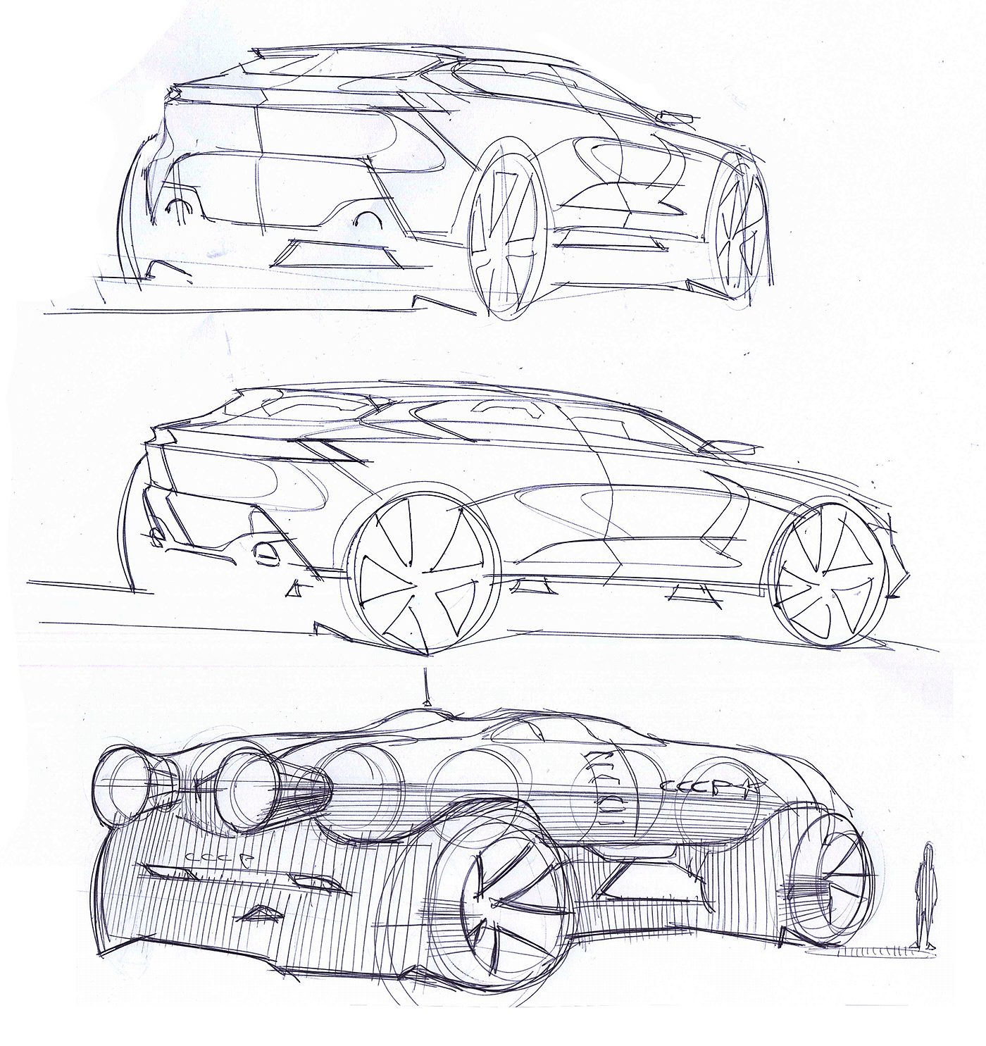 Sketch，draft，random，automobile，
