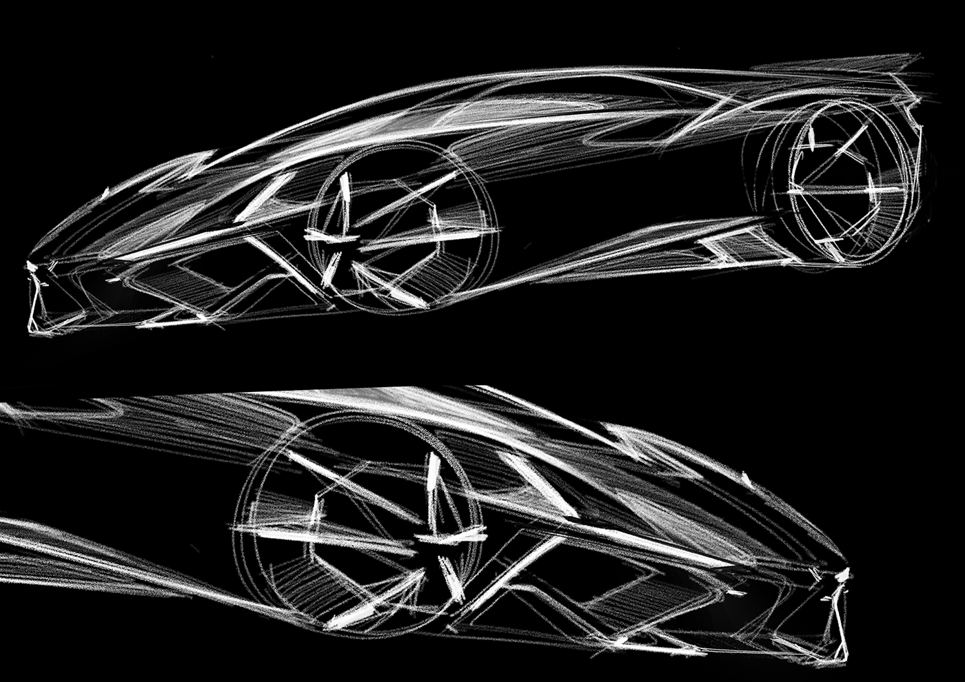 Sketch，draft，random，automobile，