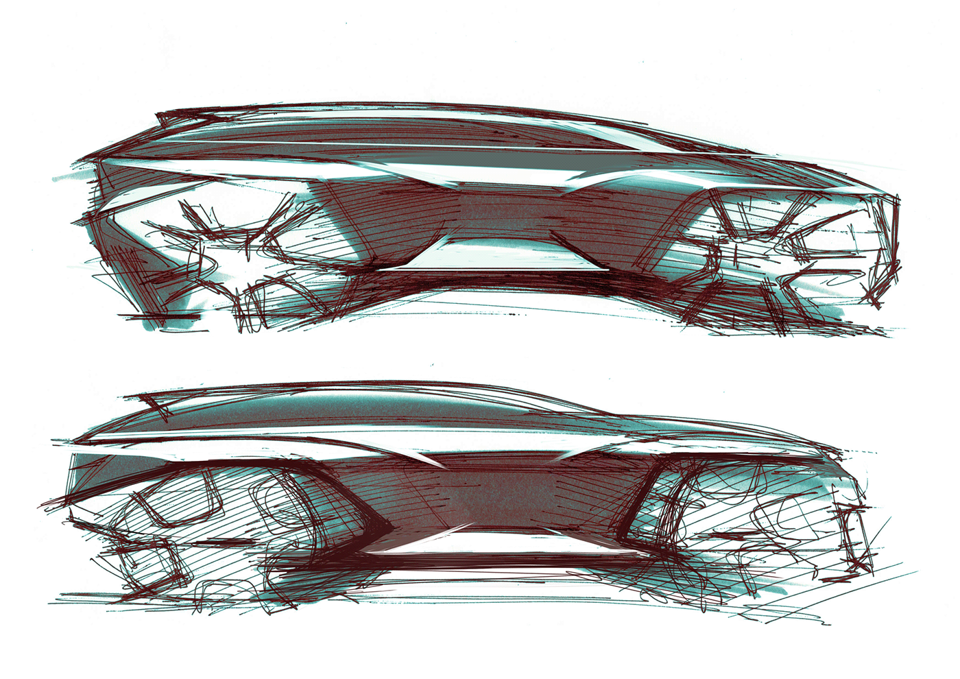 Sketch，draft，random，automobile，