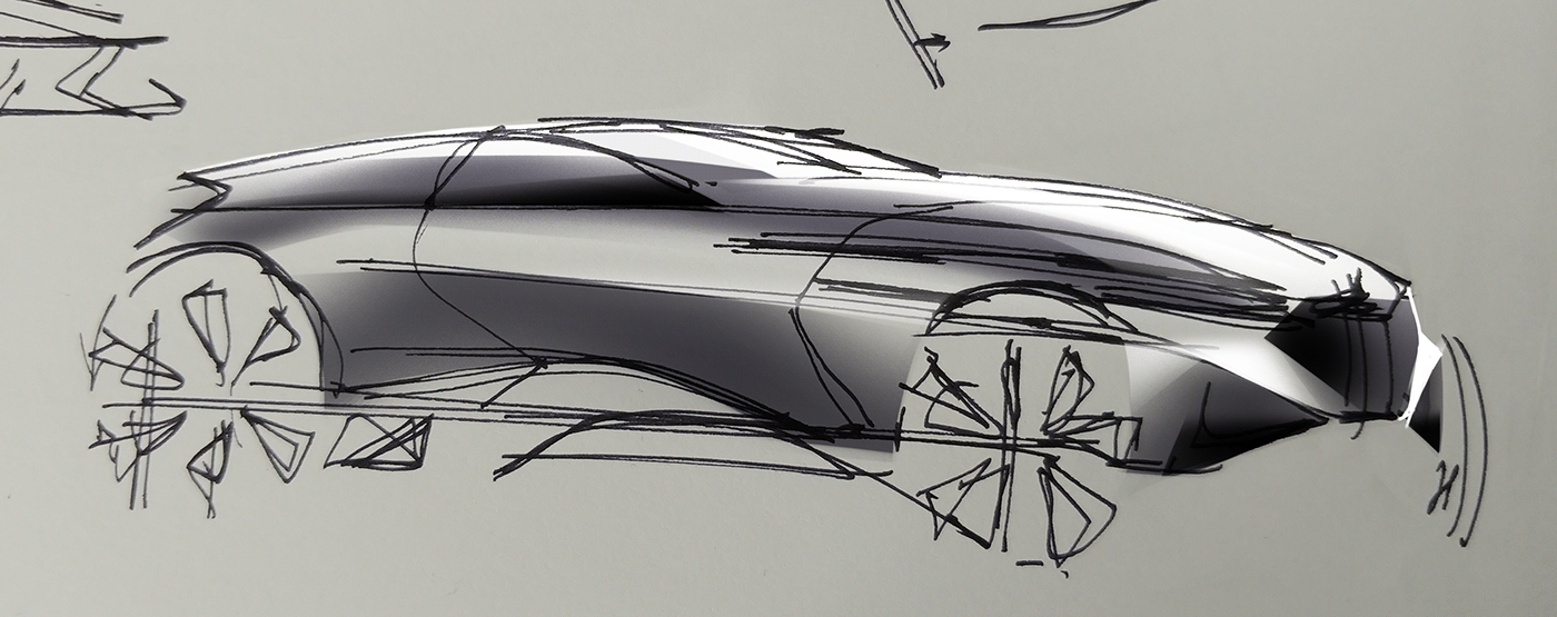 Sketch，draft，random，automobile，