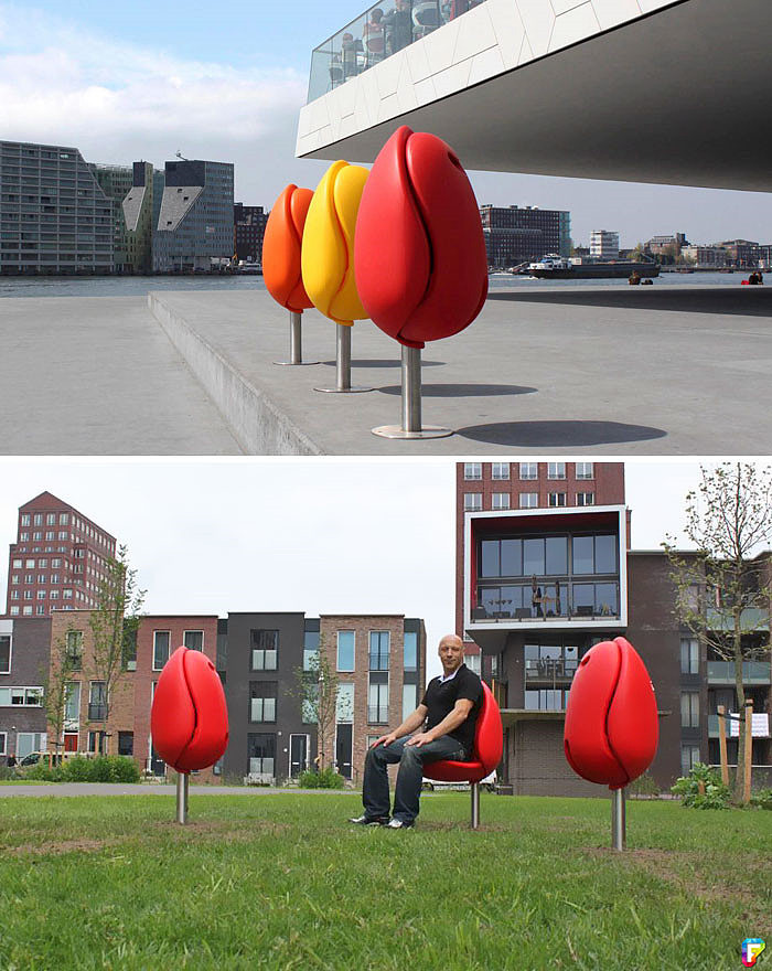 originality，bench，Human body curve，street，