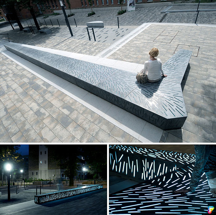 originality，bench，Human body curve，street，