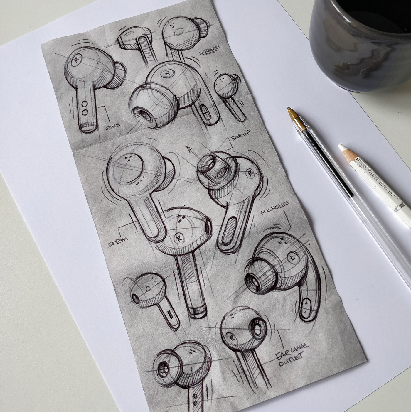 Hand drawn，sketch，product，