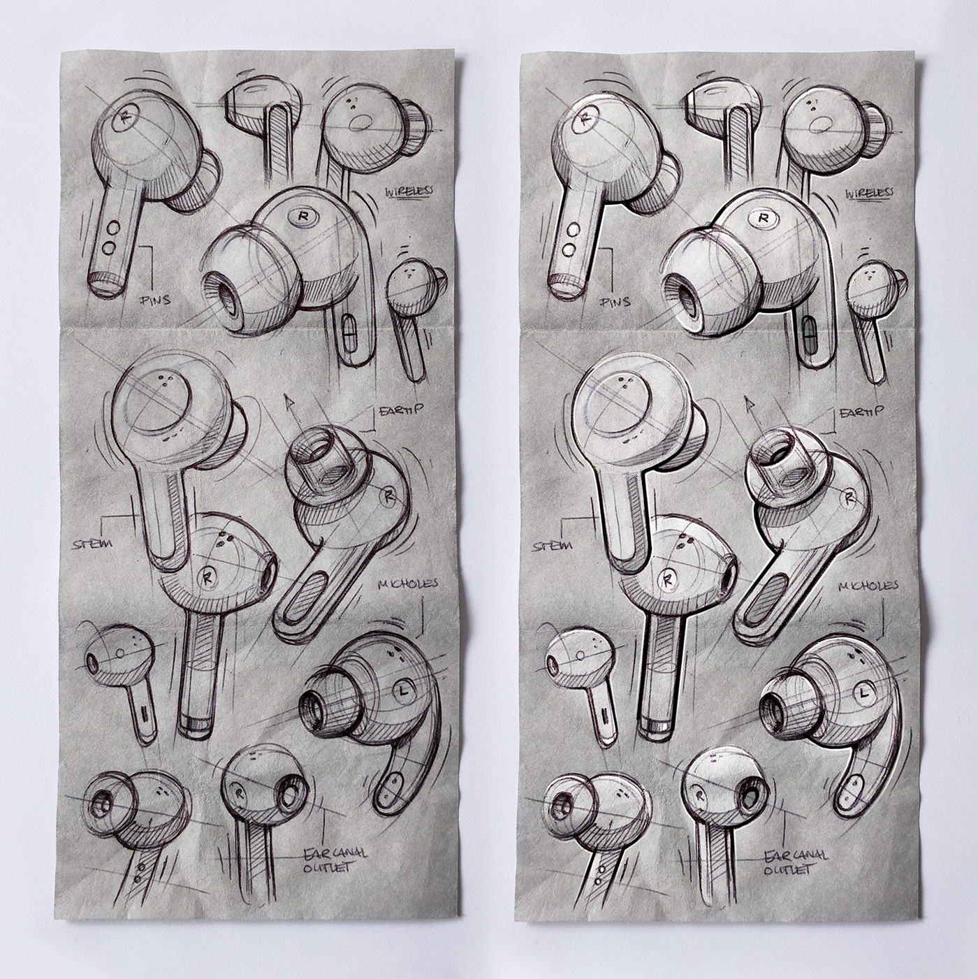 Hand drawn，sketch，product，