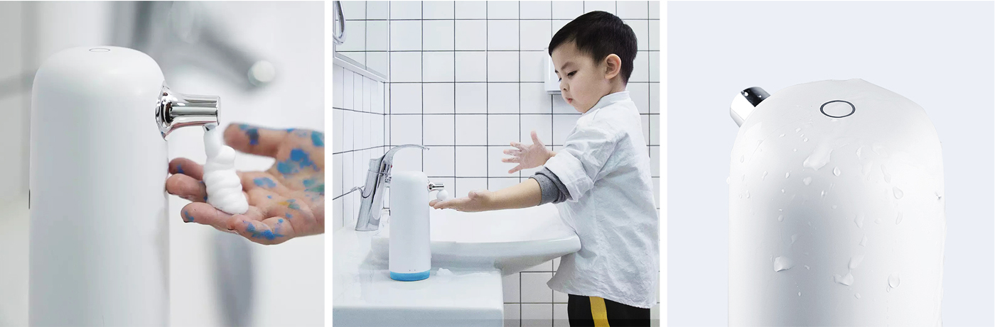 Wash mobile phone，children，Simplicity，nursing，small home appliances，details，security，Soap dispenser，