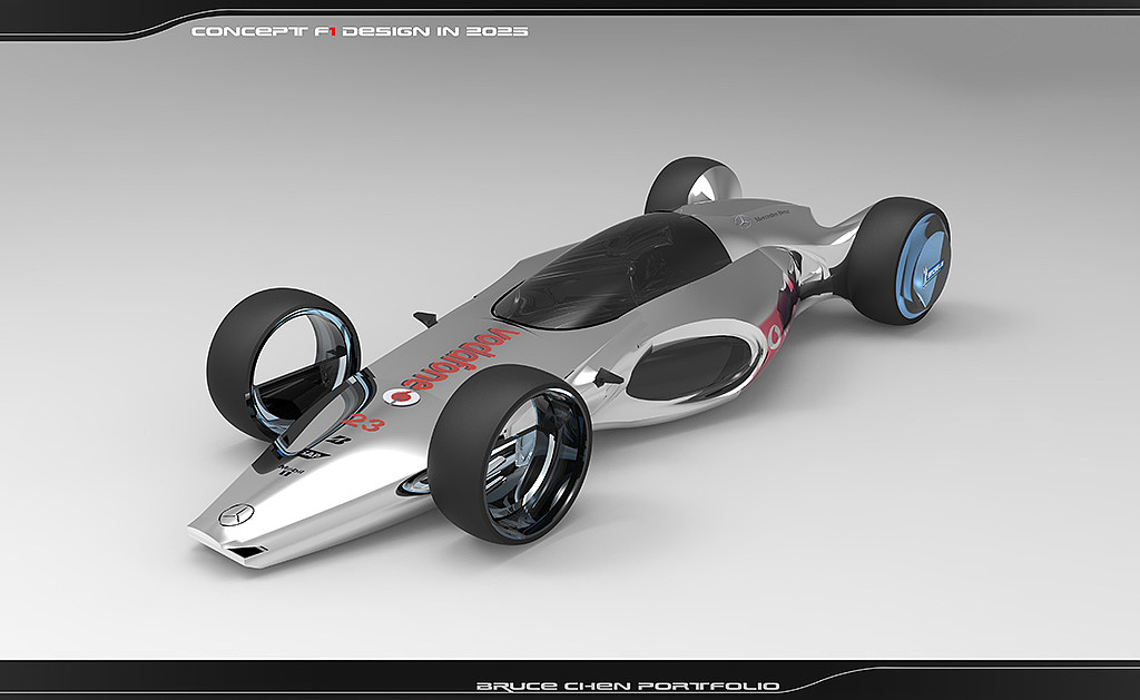 f1，Concept car design，Formula racing design，Yangmei，Chen Sheng，Bruce Chen，Benz，Mercedes-Benz，