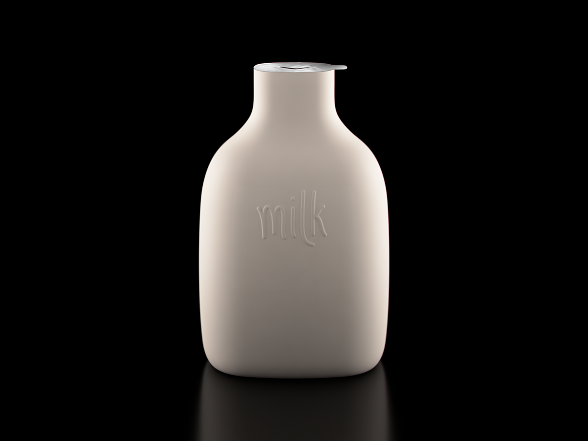 packing，Milk bottle design，illustration，Art design，
