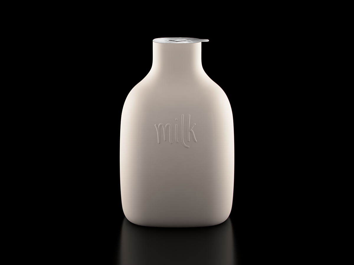 packing，Milk bottle design，illustration，Art design，