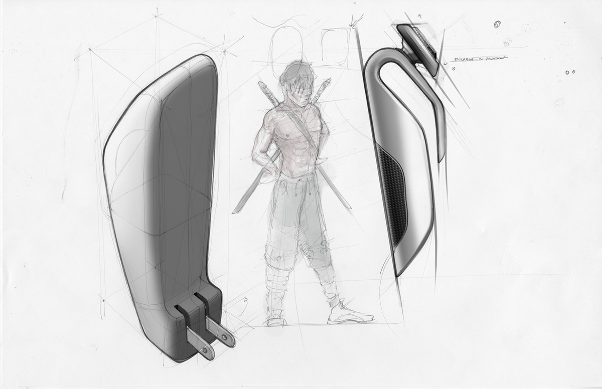 Hand drawn，draft，Collection，line，