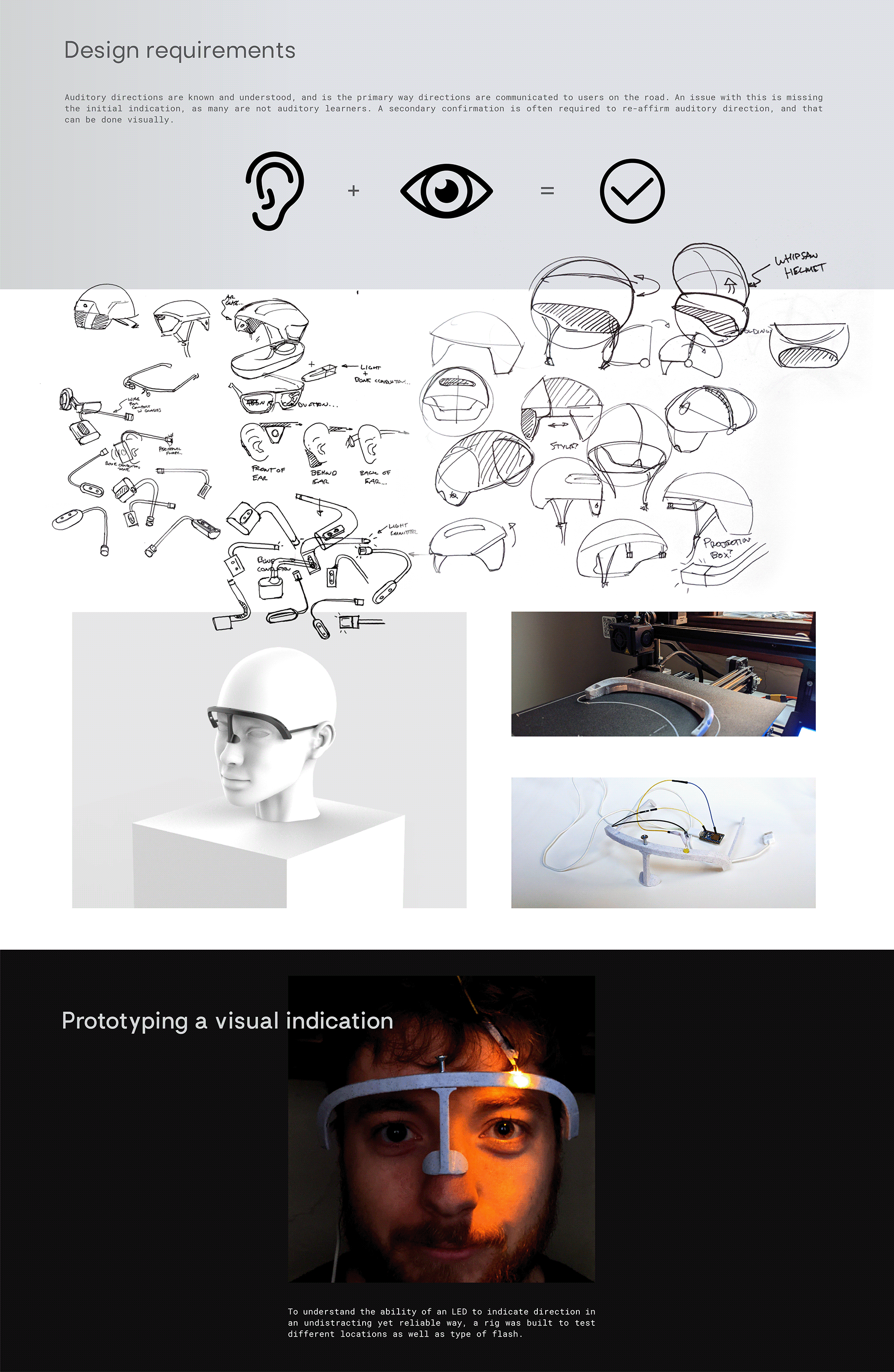 Connor Adams，Smart helmet，white，Safety helmet，intelligence，