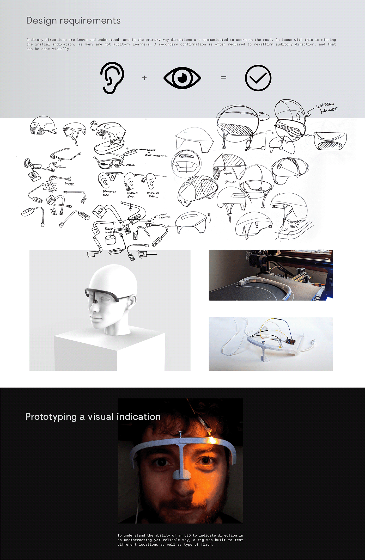 Connor Adams，Smart helmet，white，Safety helmet，intelligence，