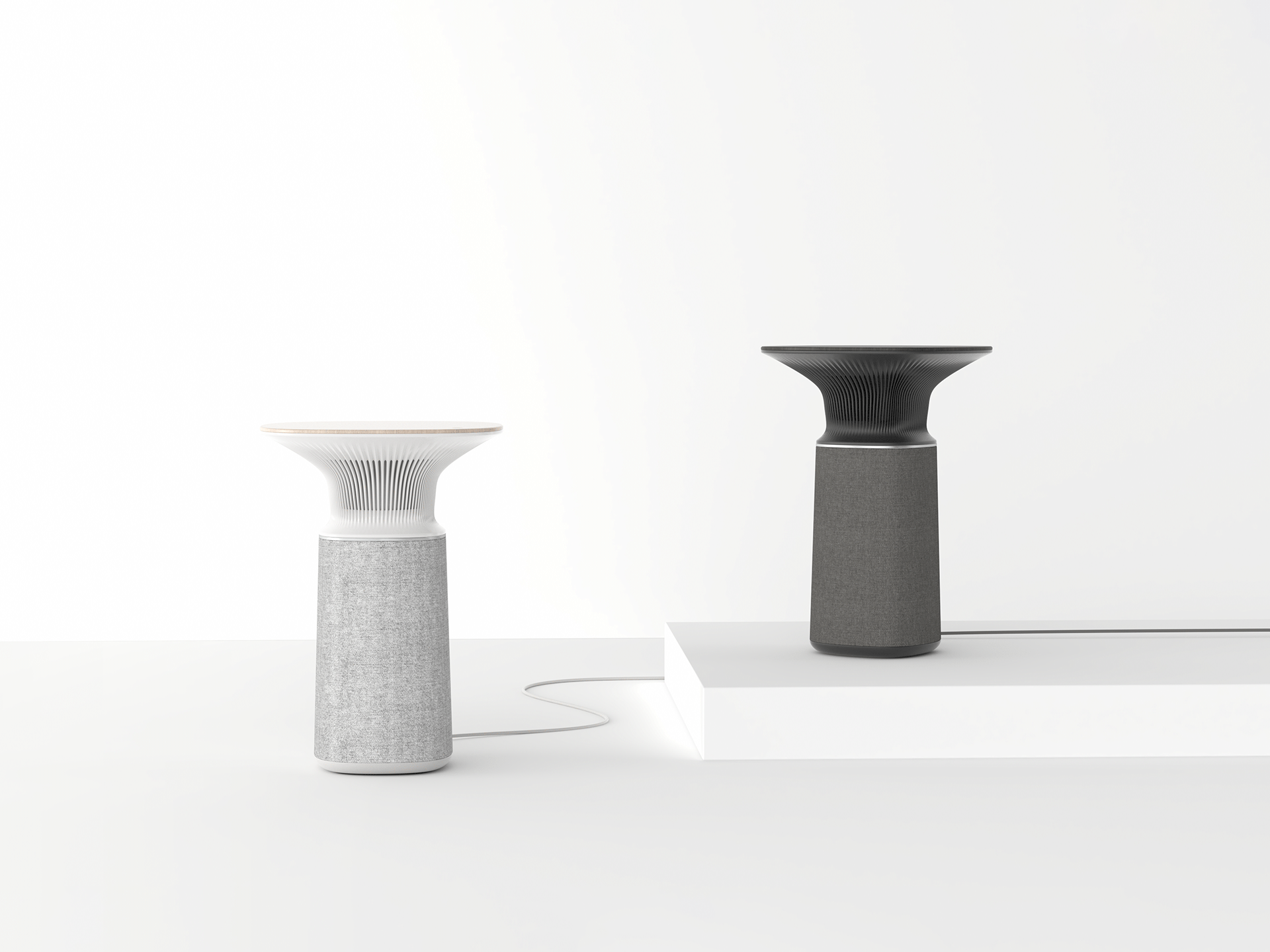 Porcino，air cleaner，white，Mushroom，Weichih Chen，