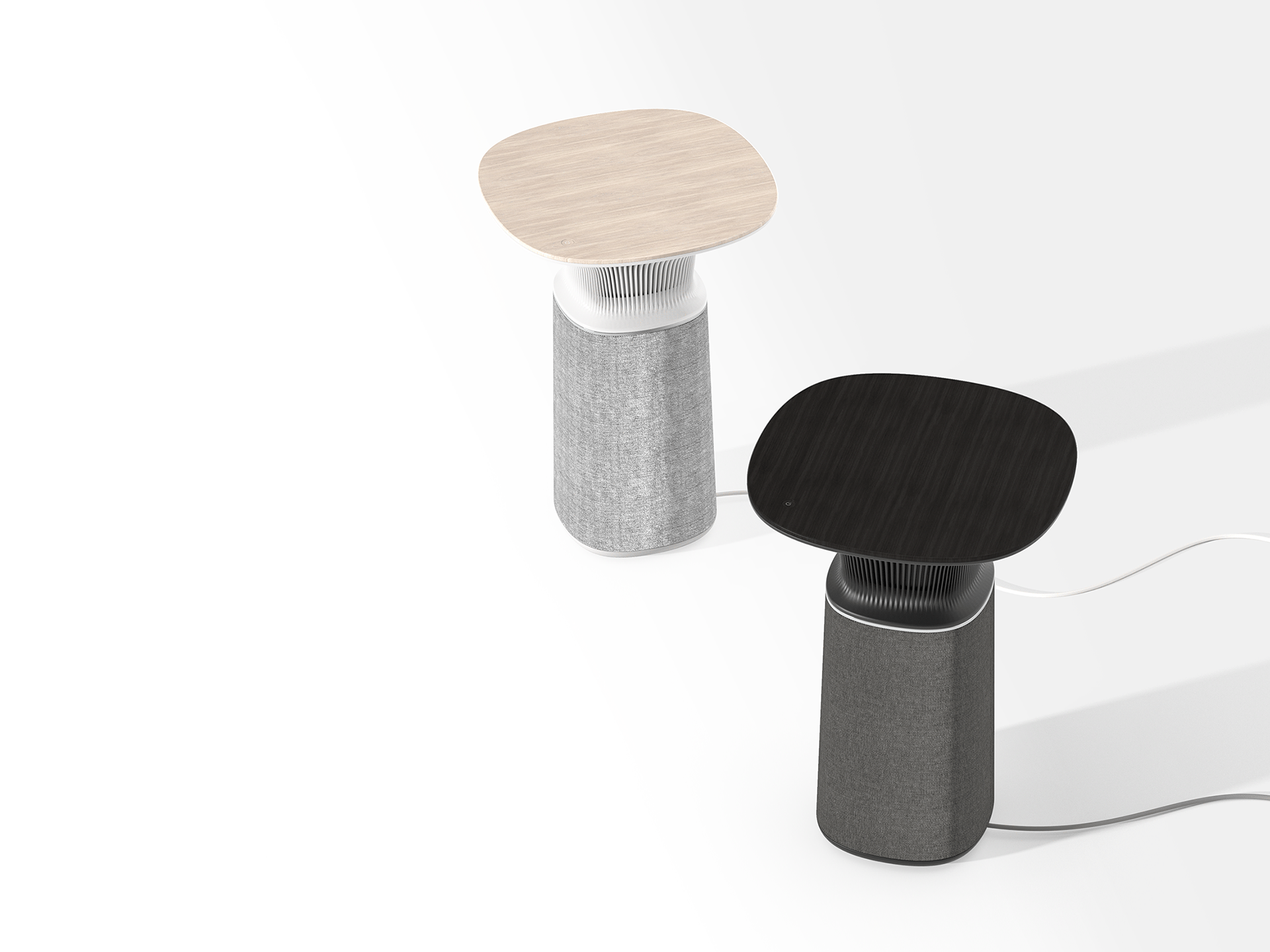 Porcino，air cleaner，white，Mushroom，Weichih Chen，