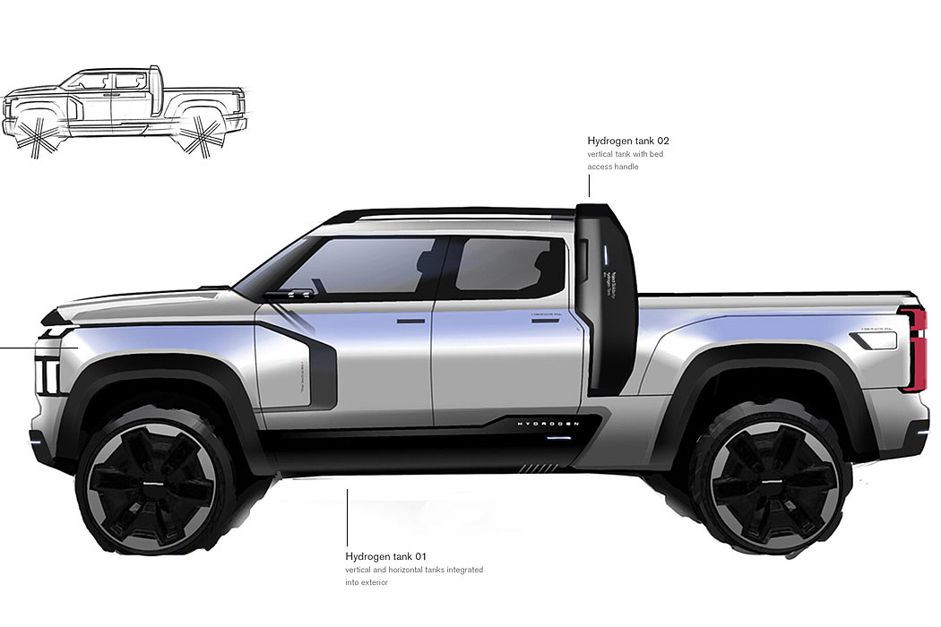 Jacob Amrhein，Pickup，white，automobile，vehicle，truck，