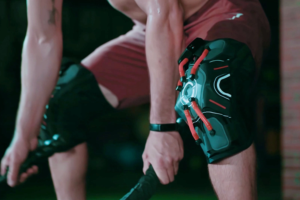 C-Exoskeleton，E-Knee，kneepad，Intelligent knee pad，black，