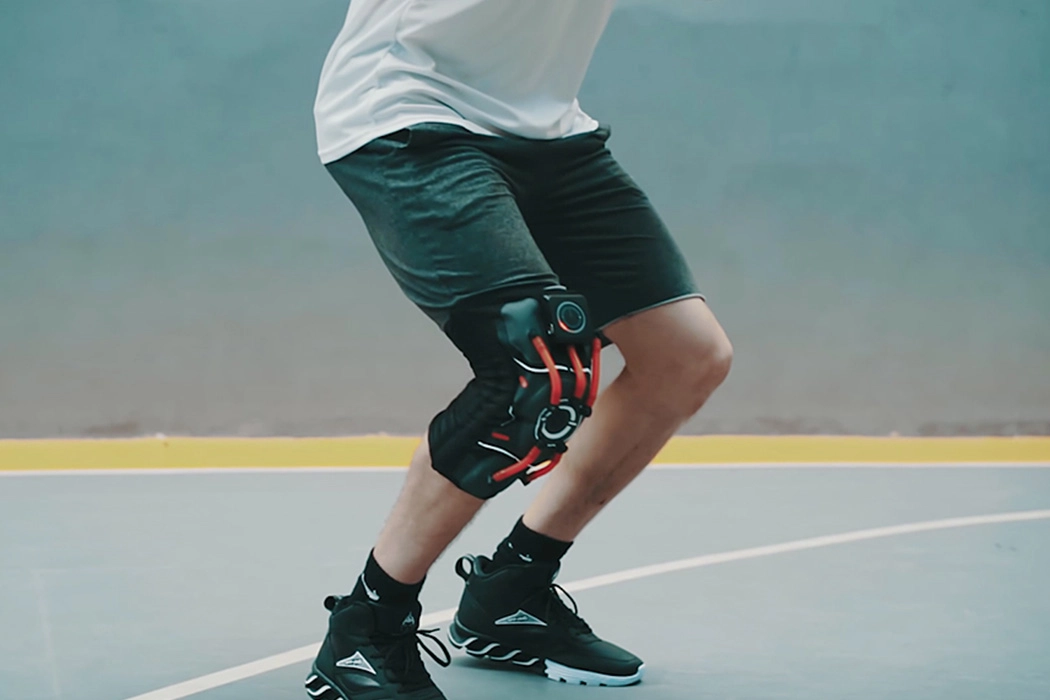 C-Exoskeleton，E-Knee，kneepad，Intelligent knee pad，black，