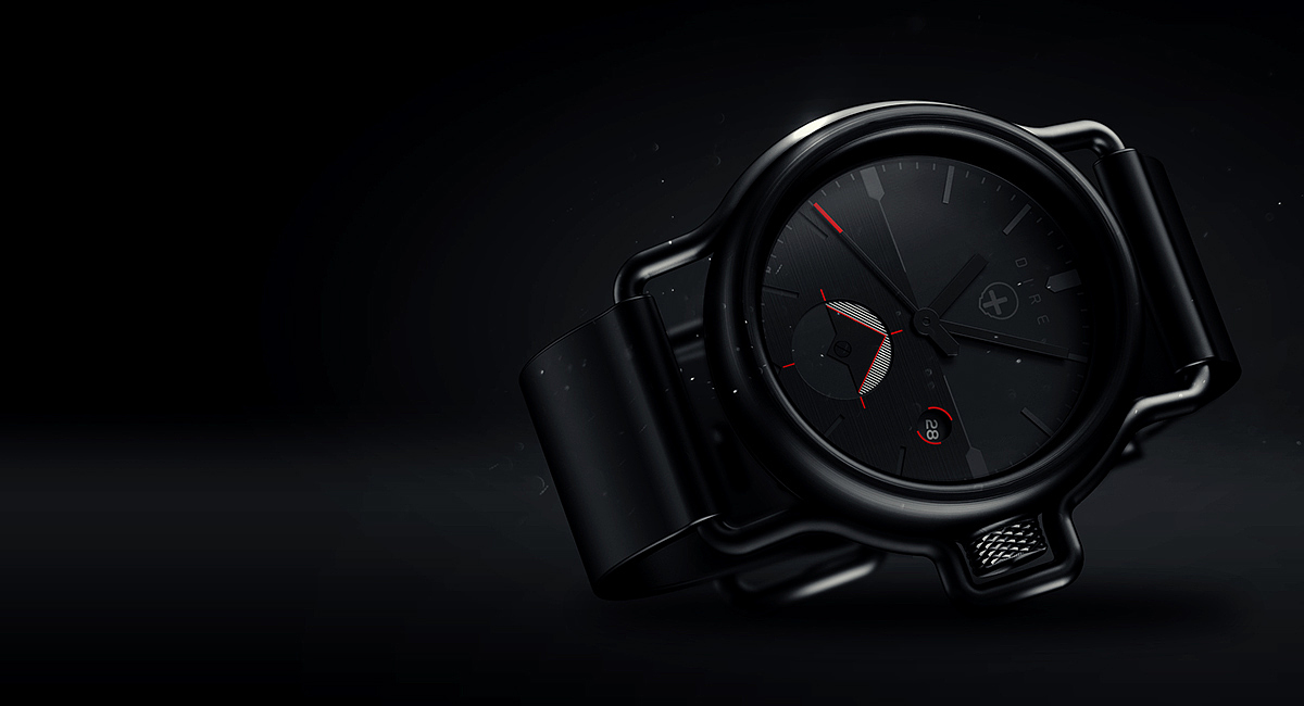 Dire N45，Dark style，automatic，Watch design，