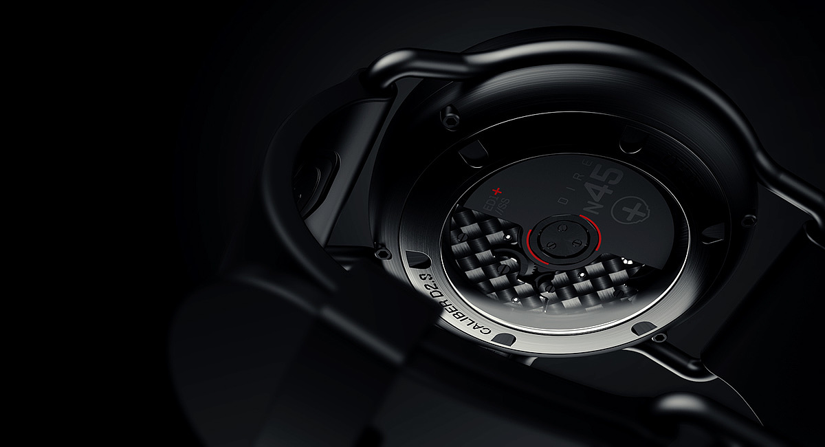 Dire N45，Dark style，automatic，Watch design，