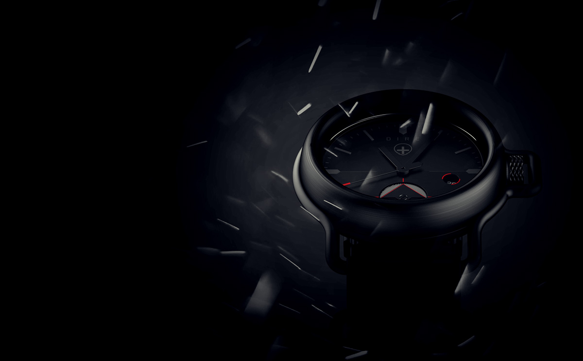 Dire N45，Dark style，automatic，Watch design，