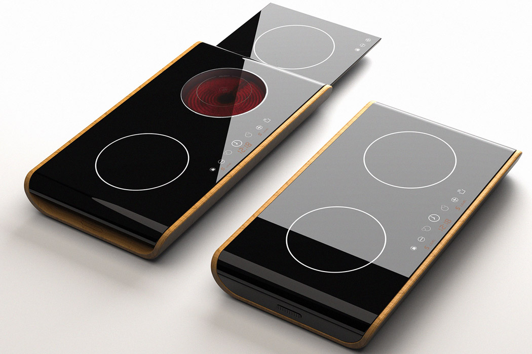 Stove table，convenient，black，Pull type，