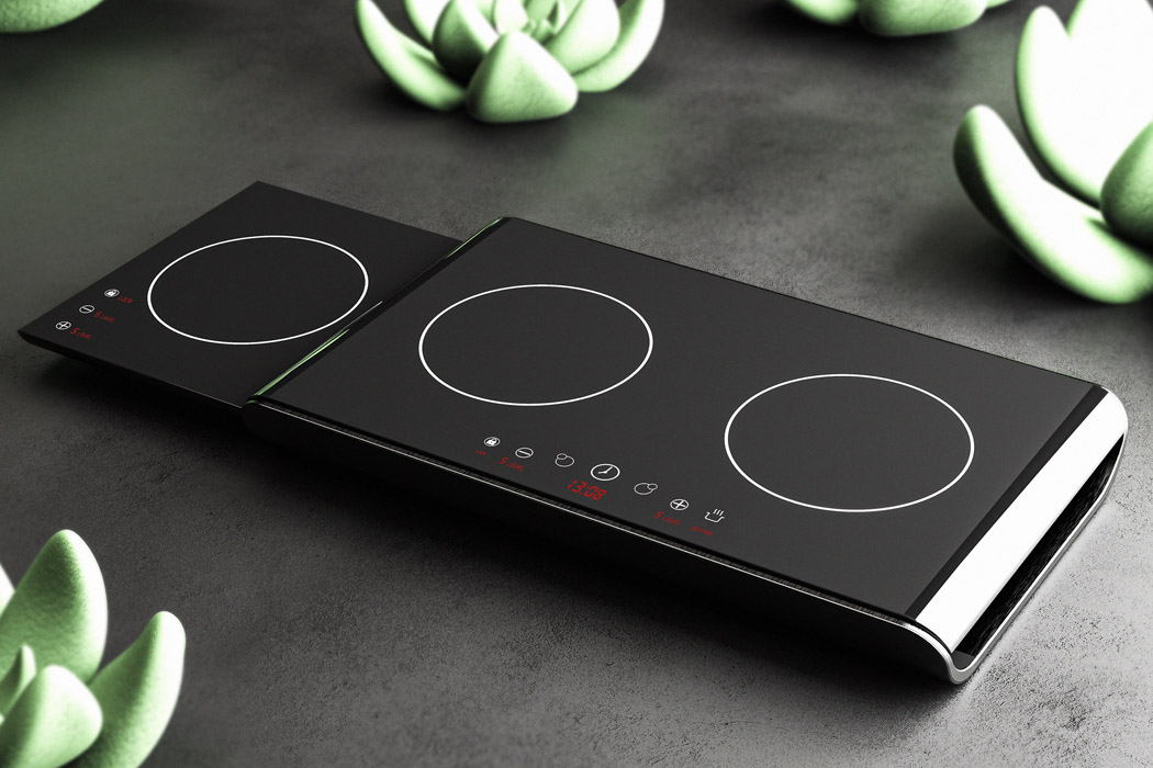 Stove table，convenient，black，Pull type，