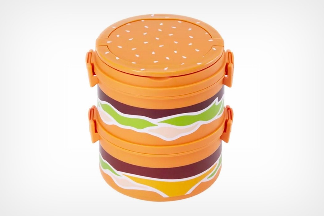 Lunch box，hamburger，stackable ，Interesting，