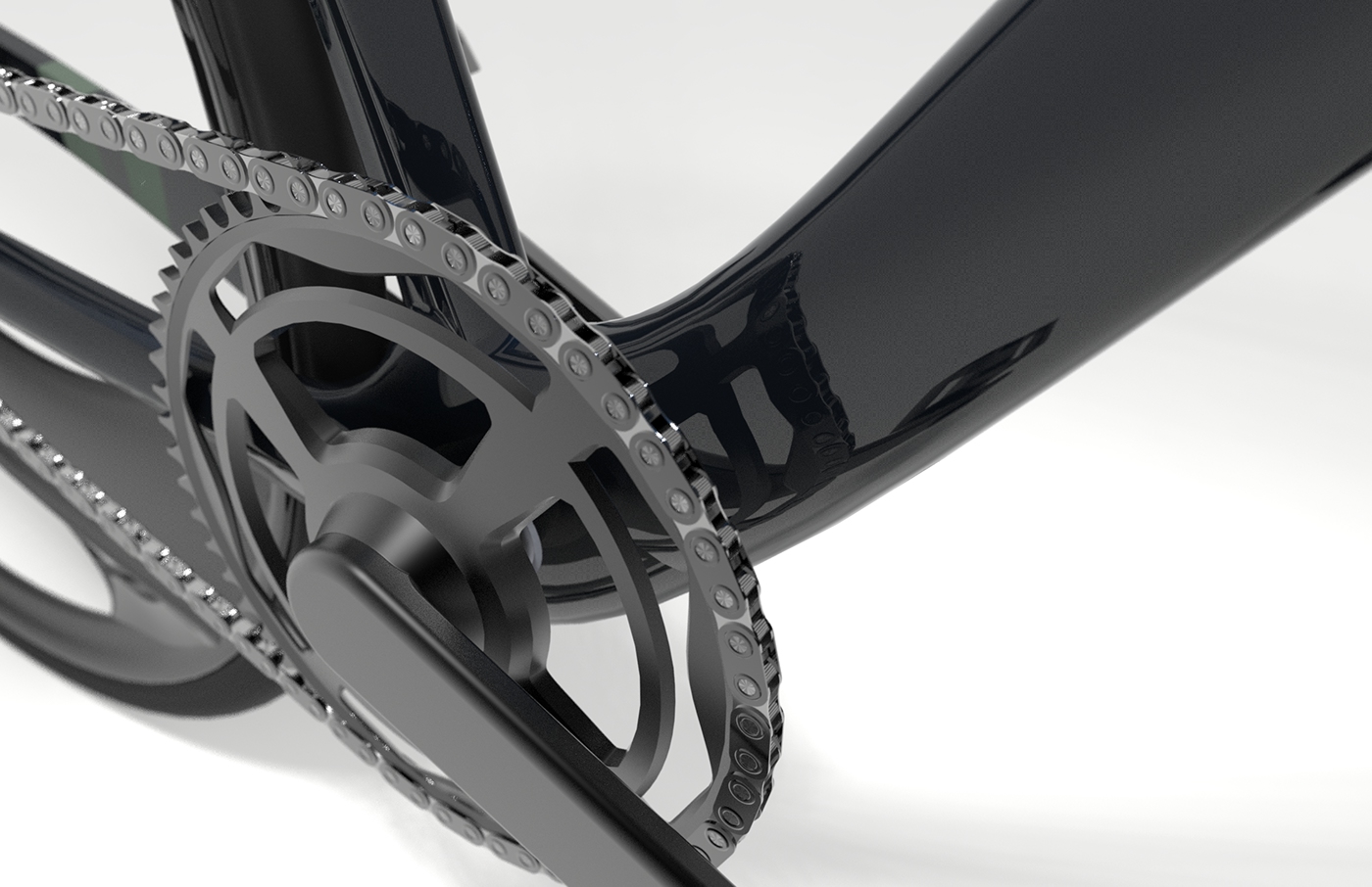 Bicycle，black，Simplicity，