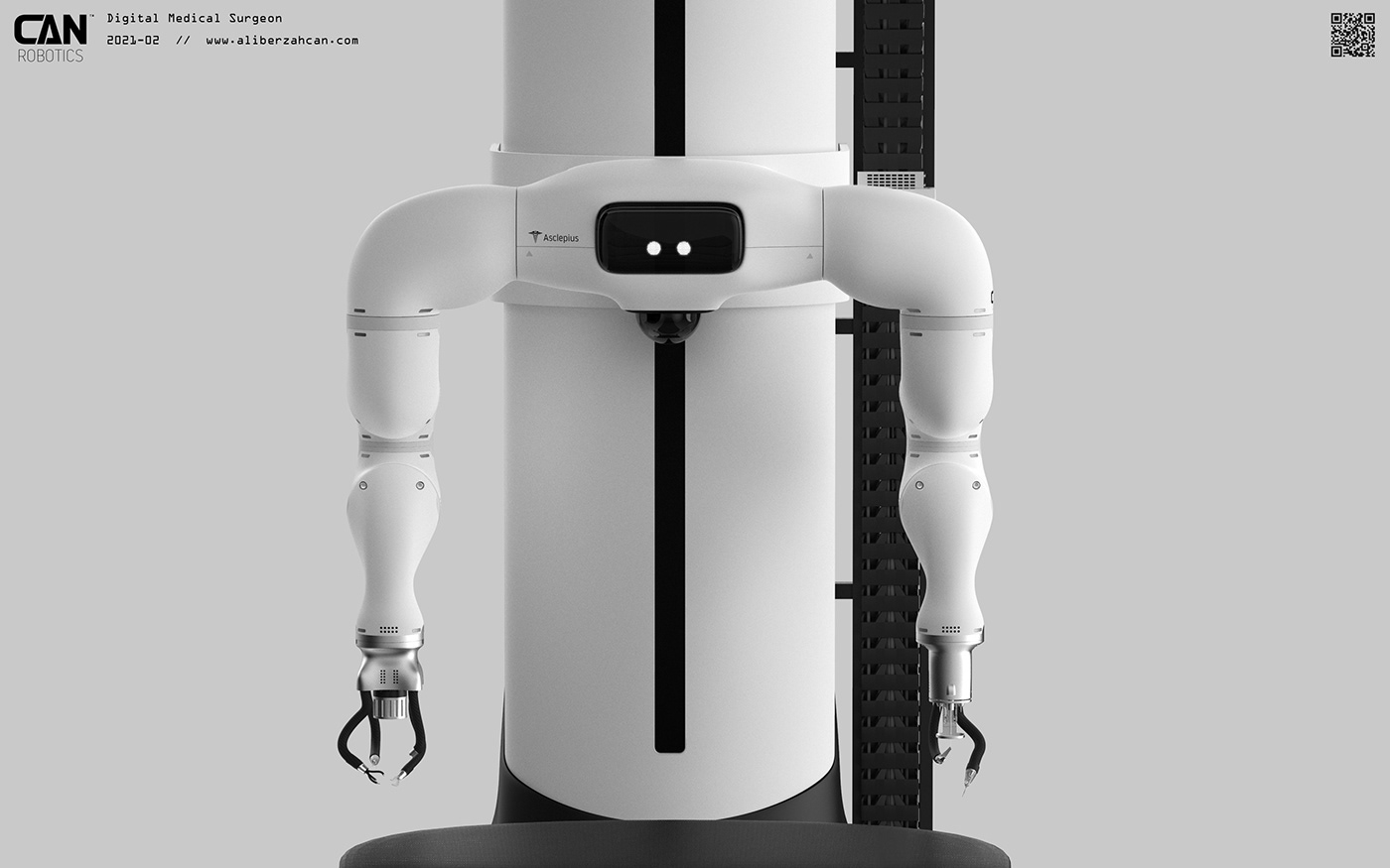 robot，medical care，Surgery，concept，