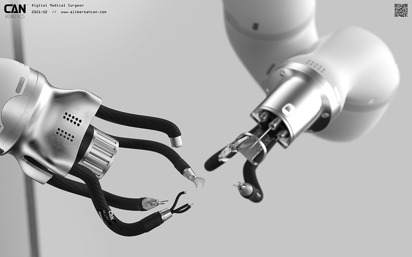 robot，medical care，Surgery，concept，