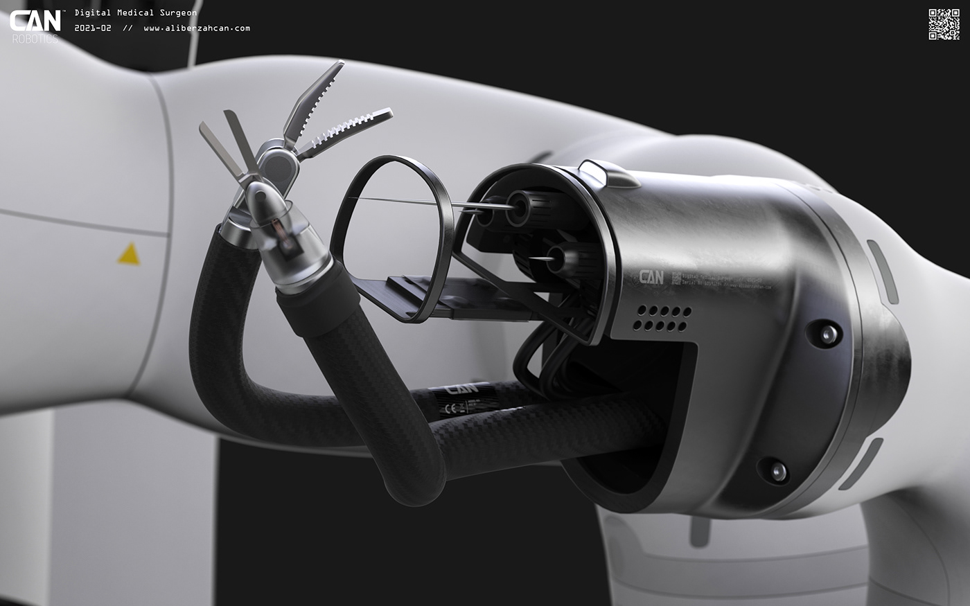 robot，medical care，Surgery，concept，