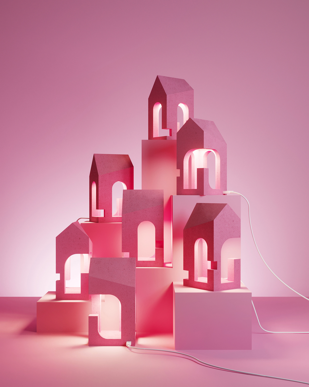 lamp，carving，decorate，house，