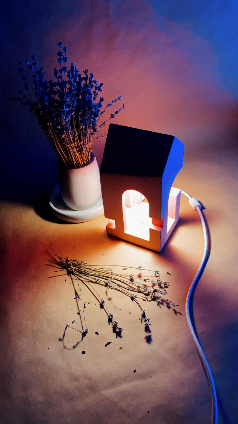 lamp，carving，decorate，house，