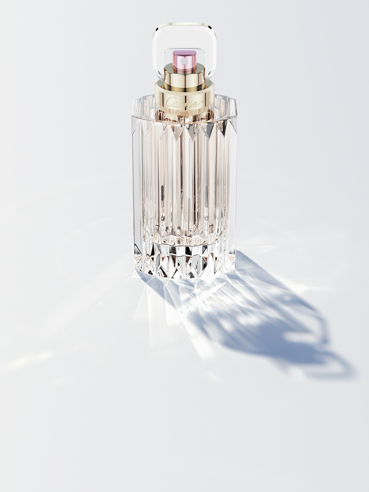 Cartier，Perfume，Render，cgi，