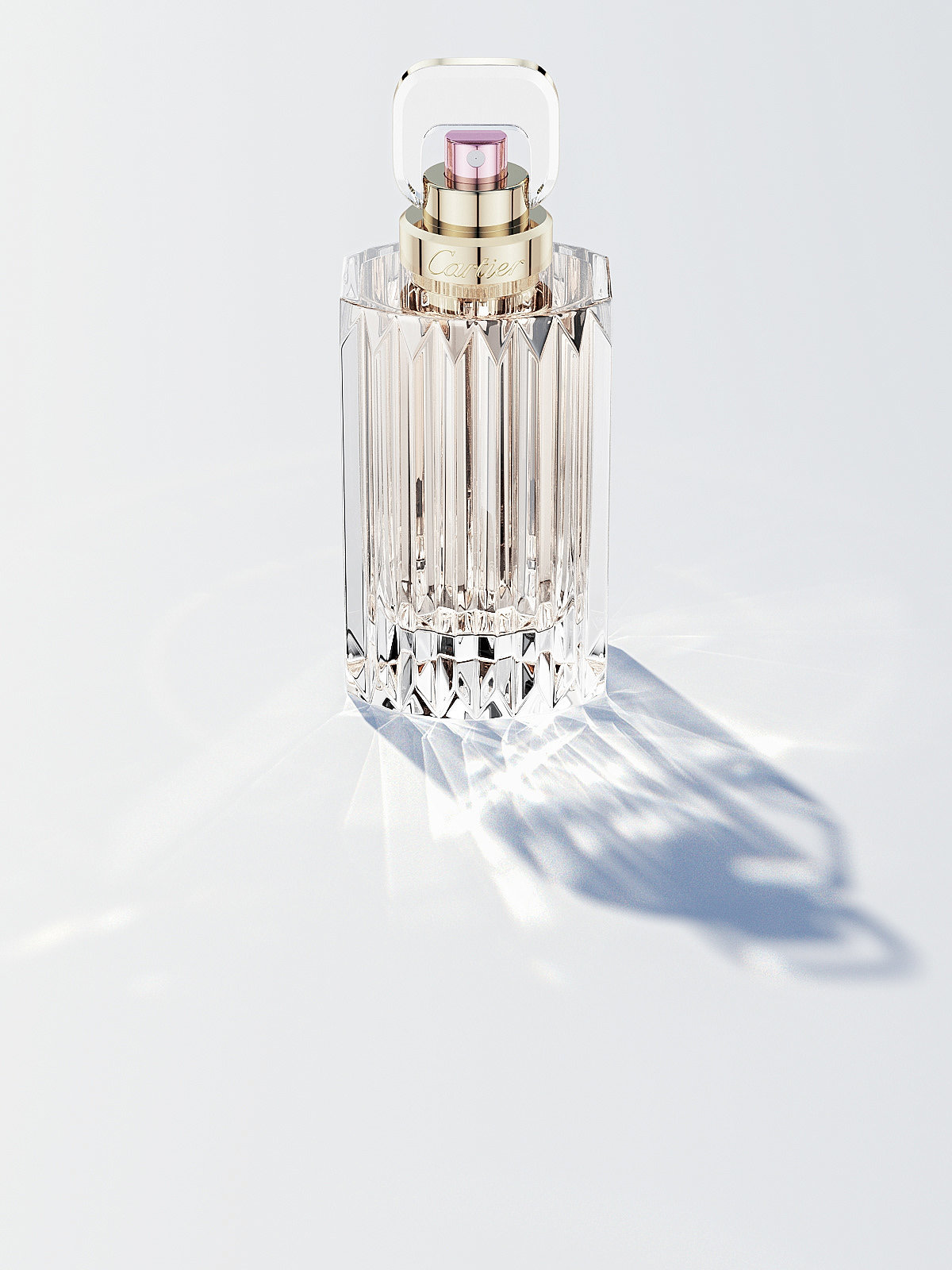 Cartier，Perfume，Render，cgi，