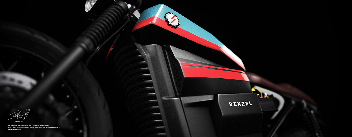 motorcycle，Render，Electric，